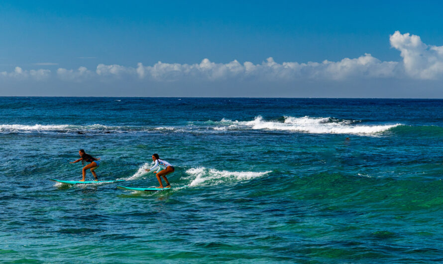 🏄СЕРФИНГ НА ГАВАЙСКИХ ОСТРОВАХ🤙