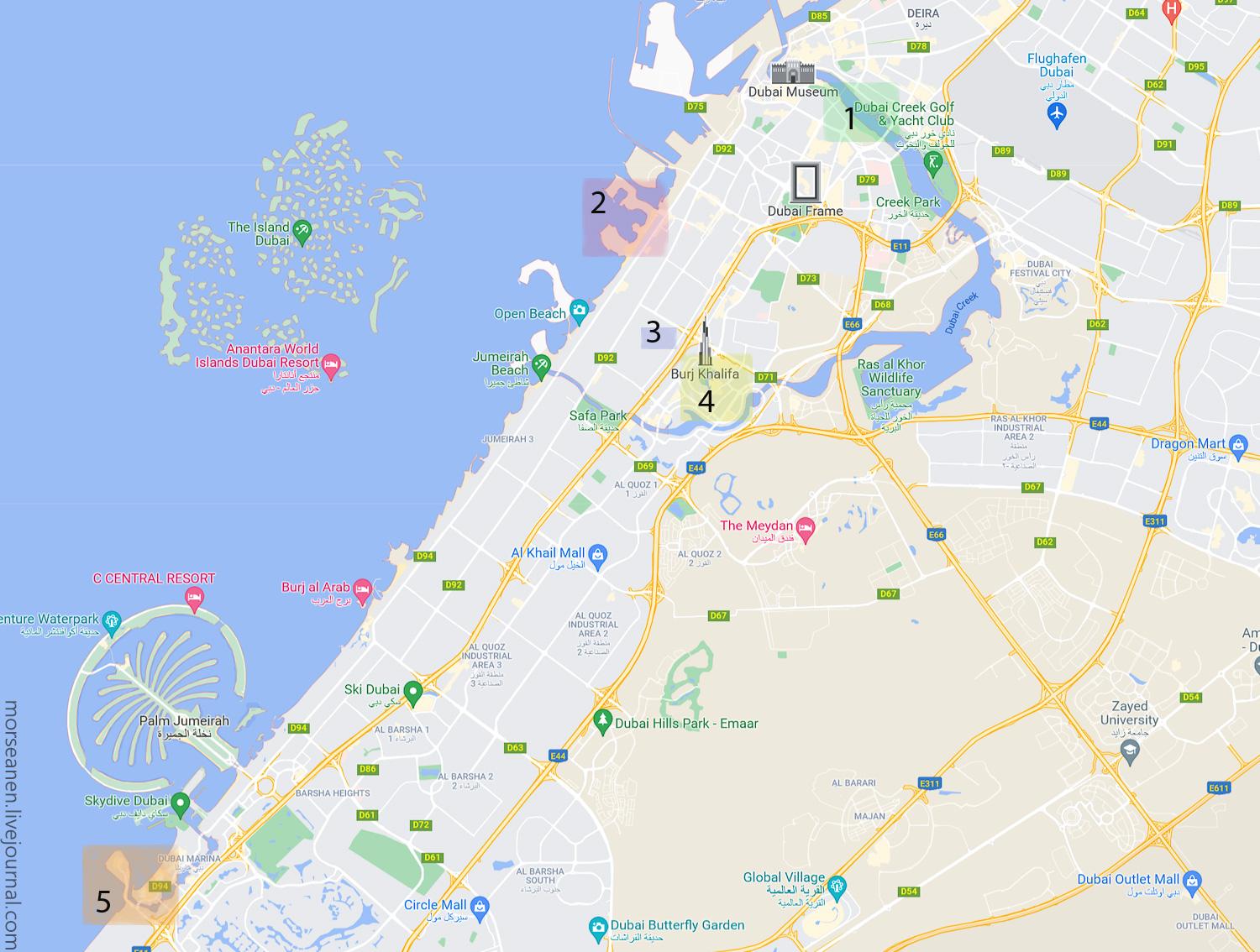 Dubai-Map