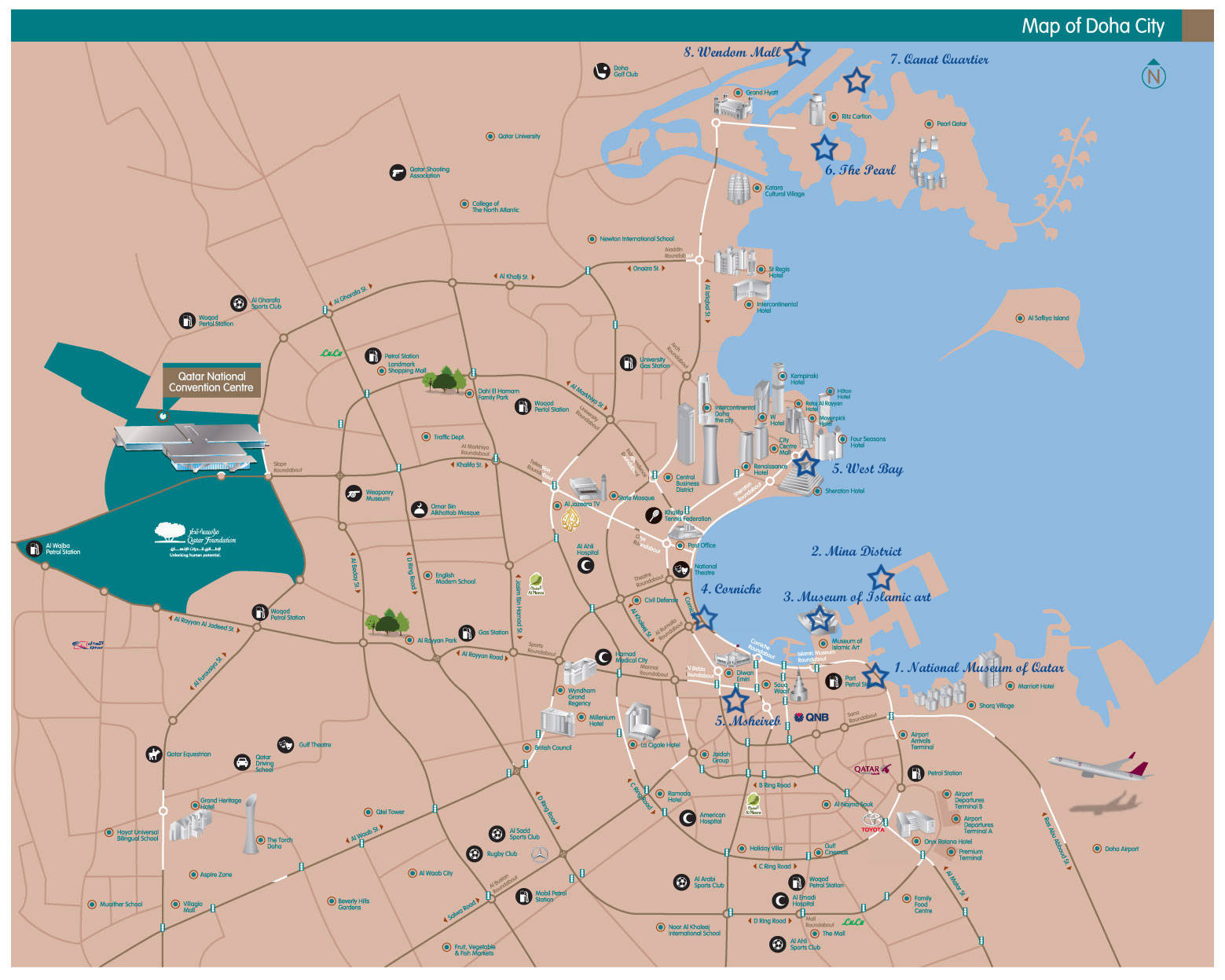 Doha City Map